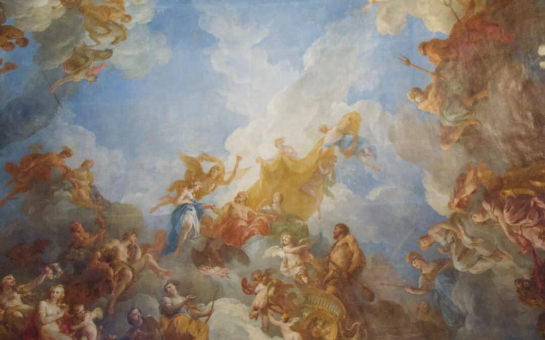 Who was with Mary when she gave birth to Jesus?